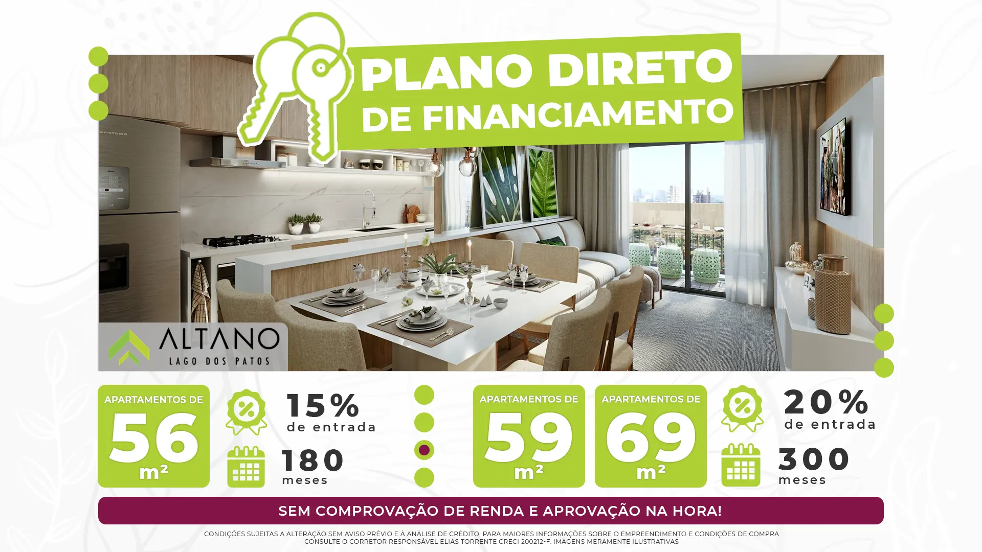 Plano Direto de Financiamento com a Construtora Altano Lago dos Patos || Apartamentos de 43, 56, 59 e 69 m² || Apartamentos de 2 dorms com suíte com 56m², 59m² e 69m² || Varanda gourmet com churrasqueira a carvão e 1 vaga de garagem livre e coberta || Lazer completo com 35 itens Plano Direto de Financiamento com a Construtora Altano Lago dos Patos || Apartamentos de 43, 56, 59 e 69 m² || Apartamentos de 2 dorms com suíte com 56m², 59m² e 69m² || Varanda gourmet com churrasqueira a carvão e 1 vaga de garagem livre e coberta || Lazer completo com 35 itens