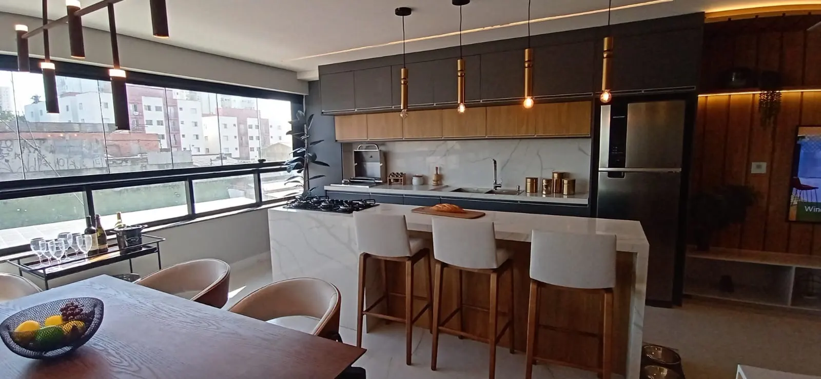 Residencial Arken || Apartamentos de 82, 75 e 66 m² || 3 dorms ou 2 dorms com living ampliado || Varanda gourmet com churrasqueira e jardim || 1 ou 2 vagas de garagem || Depósito privativo || Financiamento direto com a construtora Vegus || Arken Residencial