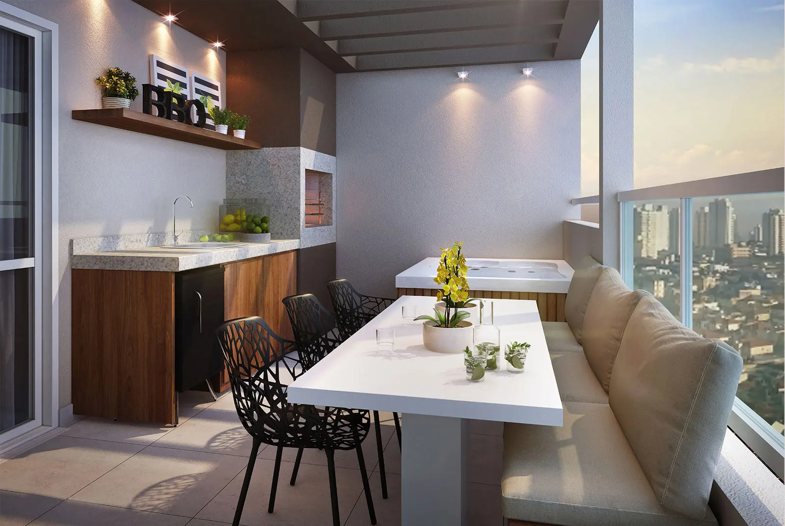 Paris Lago dos Patos || Apartamentos com plantas únicas de 45, 55 e de 68 m² || 2 ou 3 Dormitórios com suítes e living ampliado || Varanda gourmet com churrasqueira || 2 vagas de garagem || Compre direto com a construtora