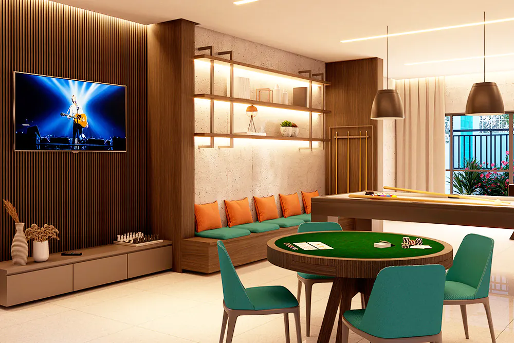 MAJESTIC Residencial Bosque Maia || Condomínio de Alto Padrão no coração de Guarulhos ao lado do Bosque Maia || Salão de Jogos || Apartamentos de 98 m² com 2 ou 3 dormitórios, suítes, varanda gourmet e 2 vagas de garagem